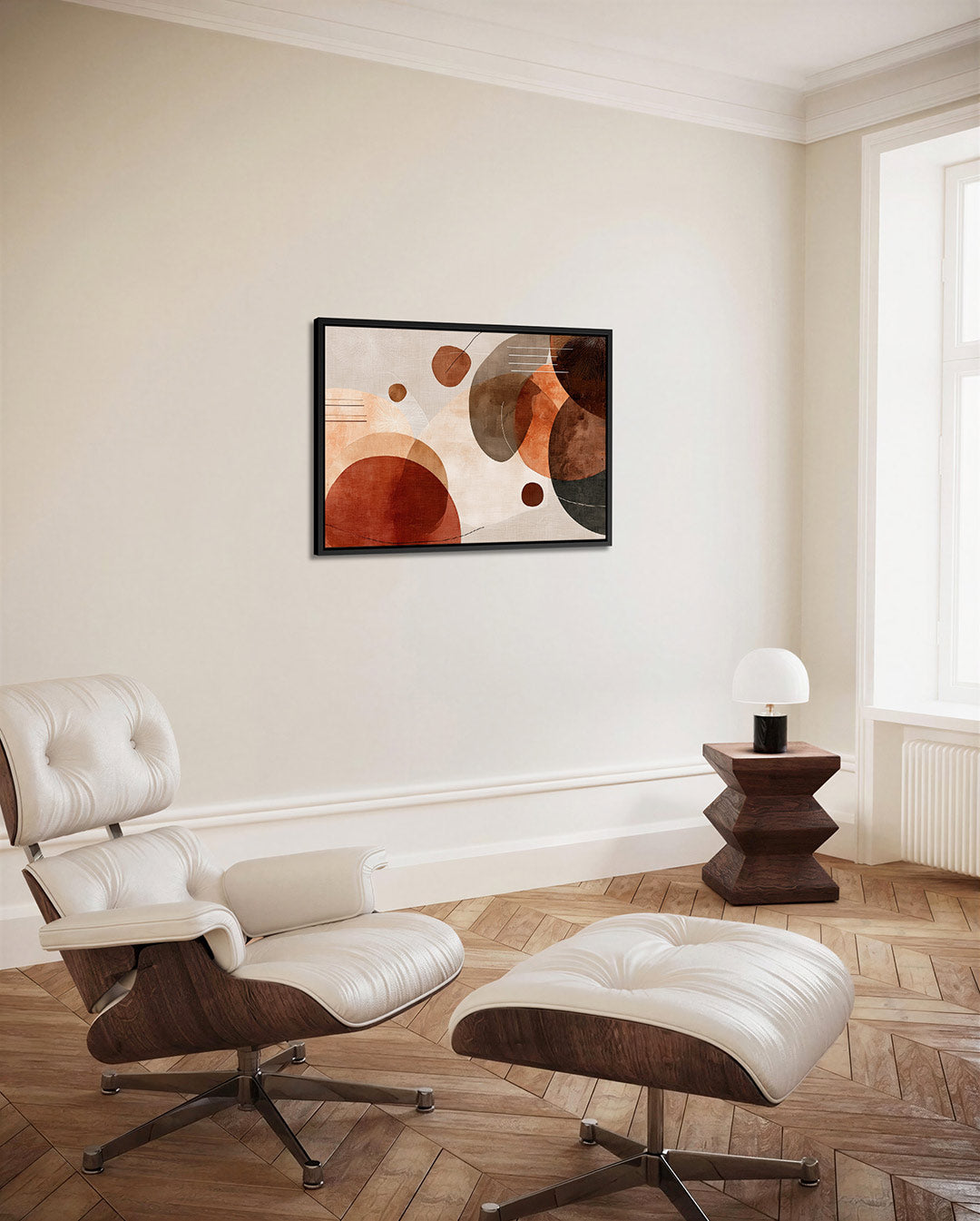 Organische vormen compositie Kunstwerk
