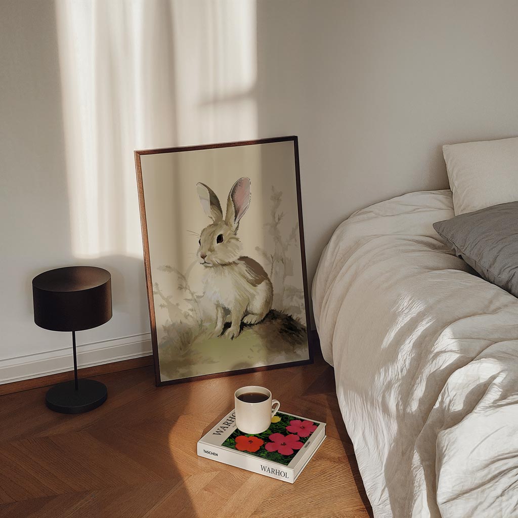 Dromerige Konijnenposter-WallArtistic