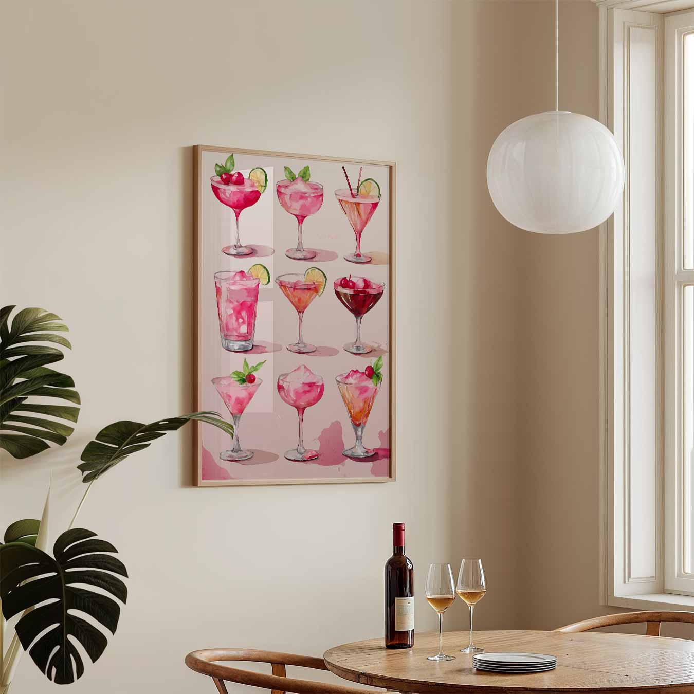 Sprankelende Cocktails Poster-WallArtistic