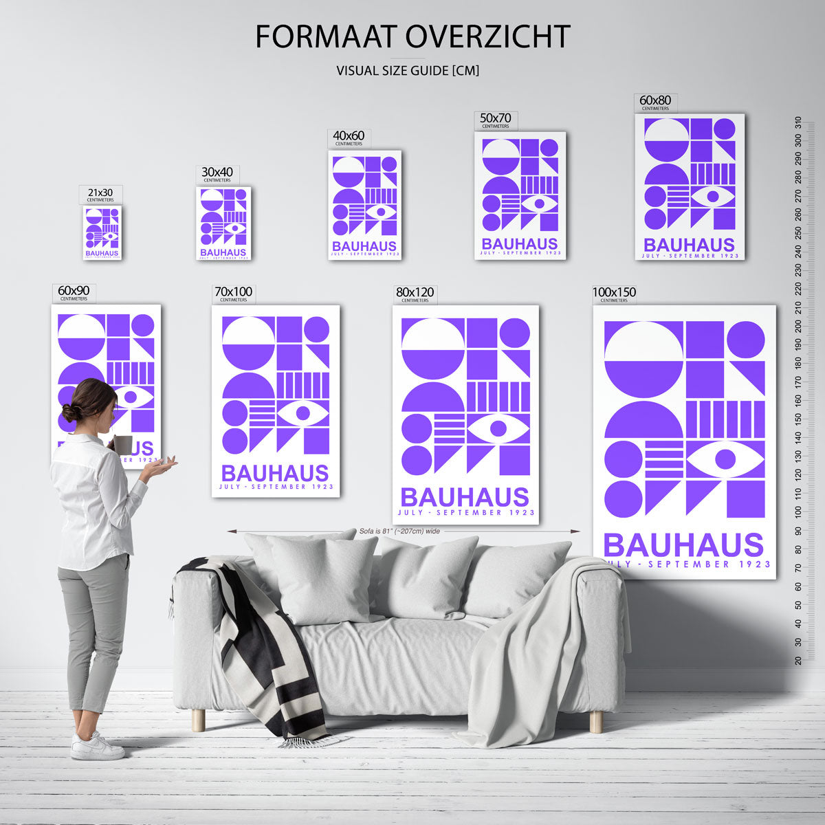 Vormen en vlakken Poster