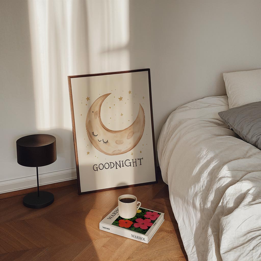 Slaapzachte Nachtposter-WallArtistic