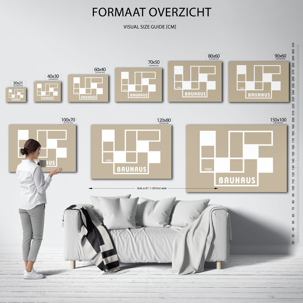 Vorm en vlakverdeling Poster