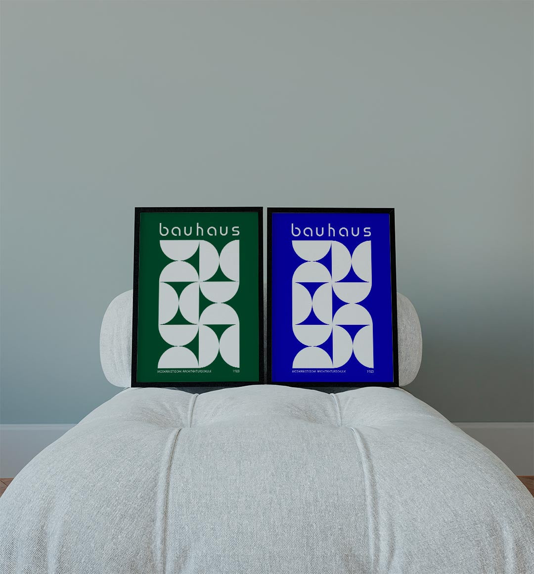 Vormenspel en kleur Posterset
