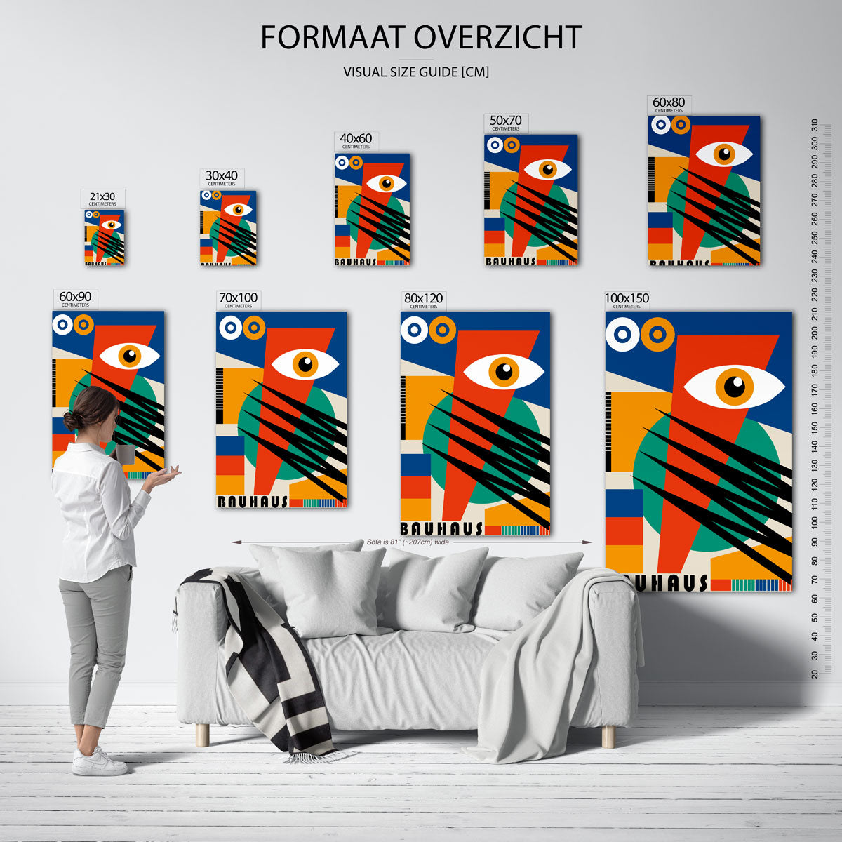 Vorm en kleur Poster
