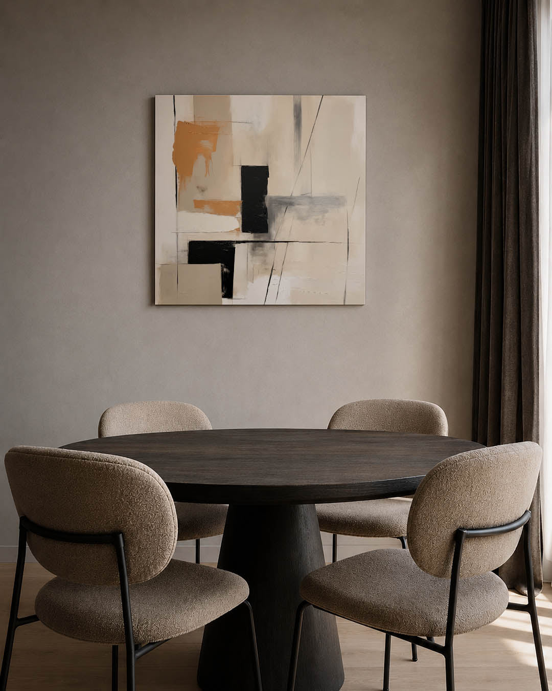 Geometrische vormen Kunstwerk