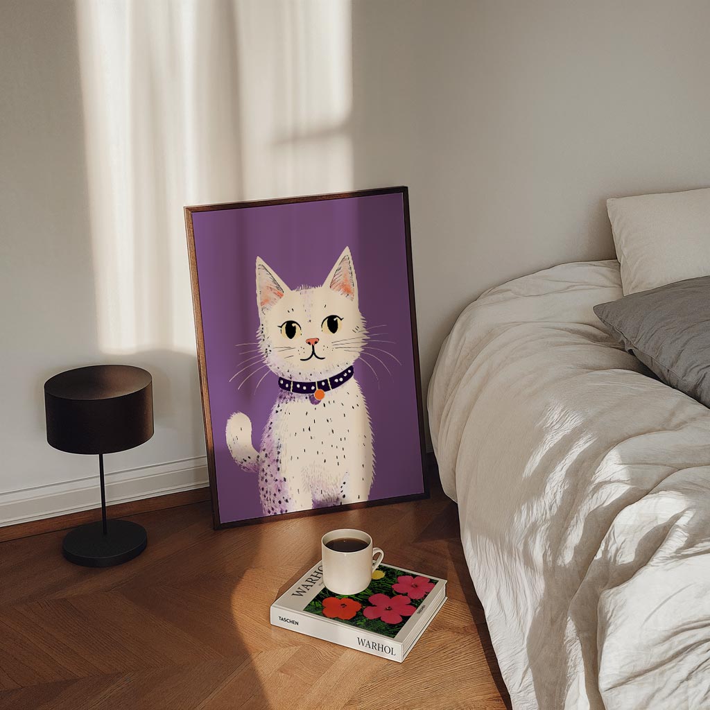 Vrolijke Katteposter-WallArtistic