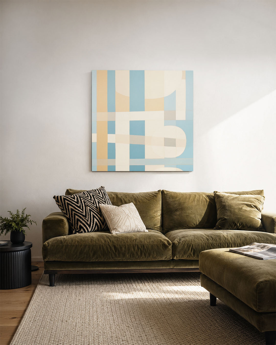 Geometrische vormen Kunstwerk