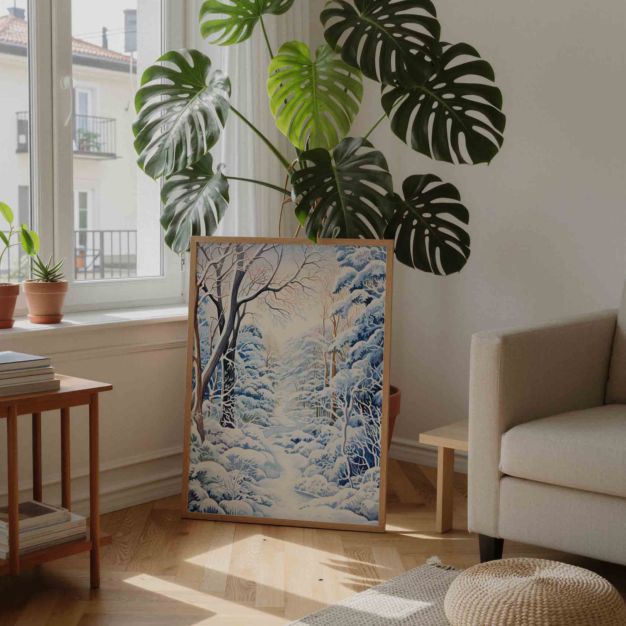 Sneeuwlandschap Poster