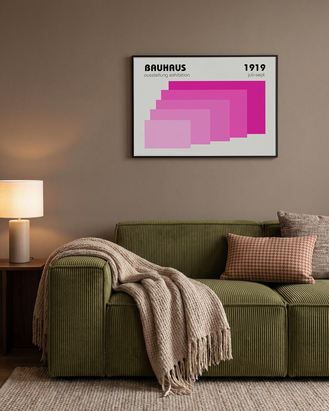 Vormritme en kleur Poster