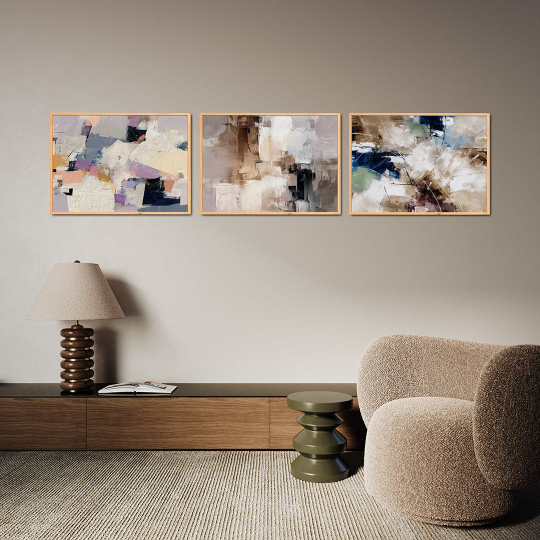 Vorm en kleurenspel Posterset