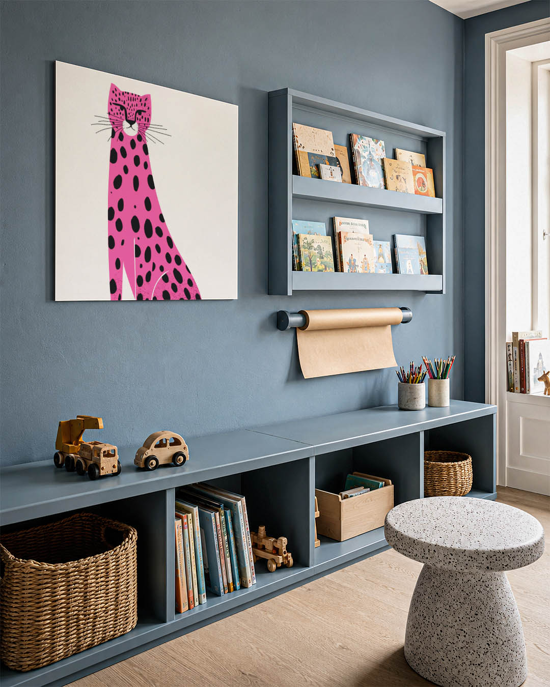 Luipaard illustratie Kunstwerk