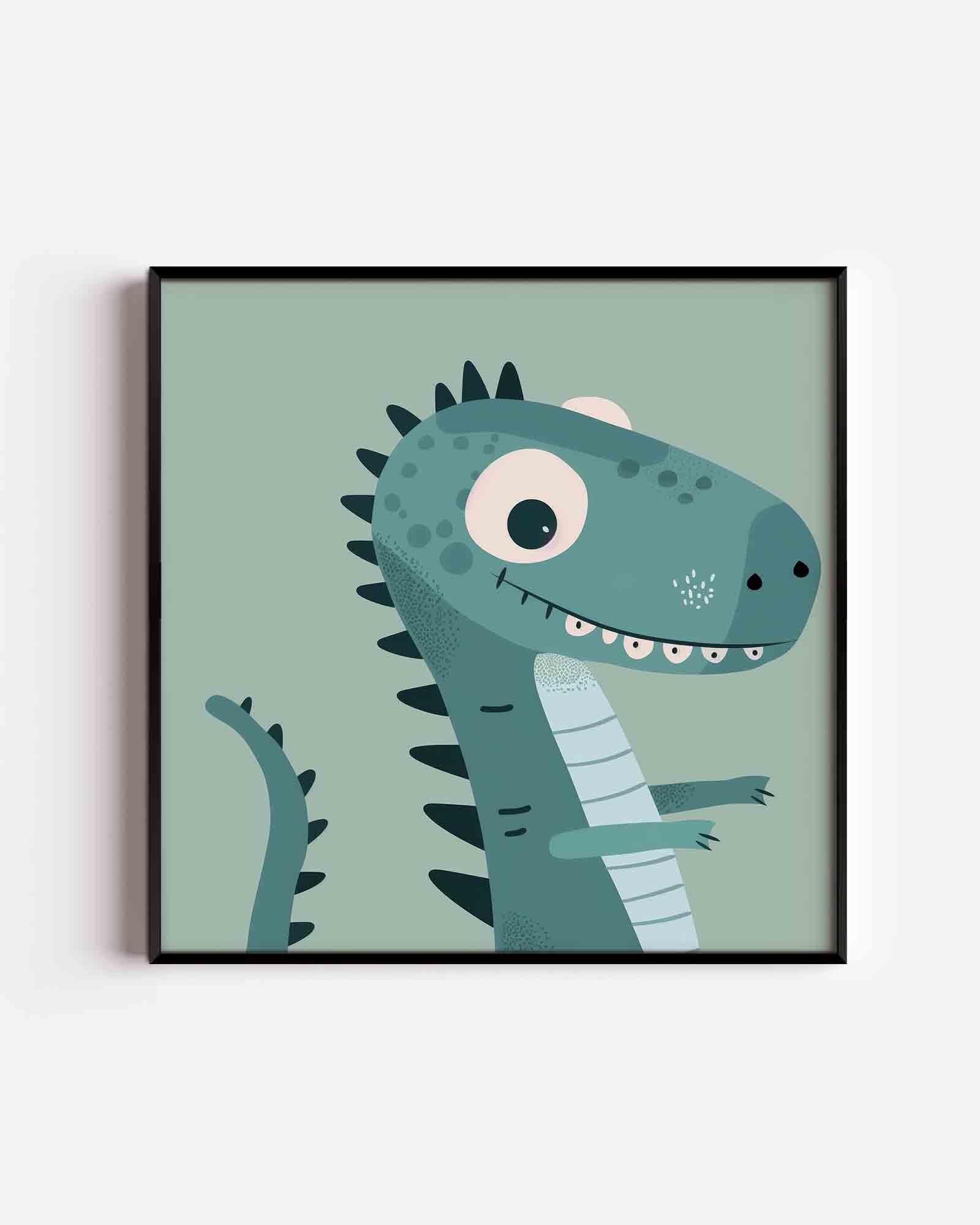Dinosaurus illustratie Poster