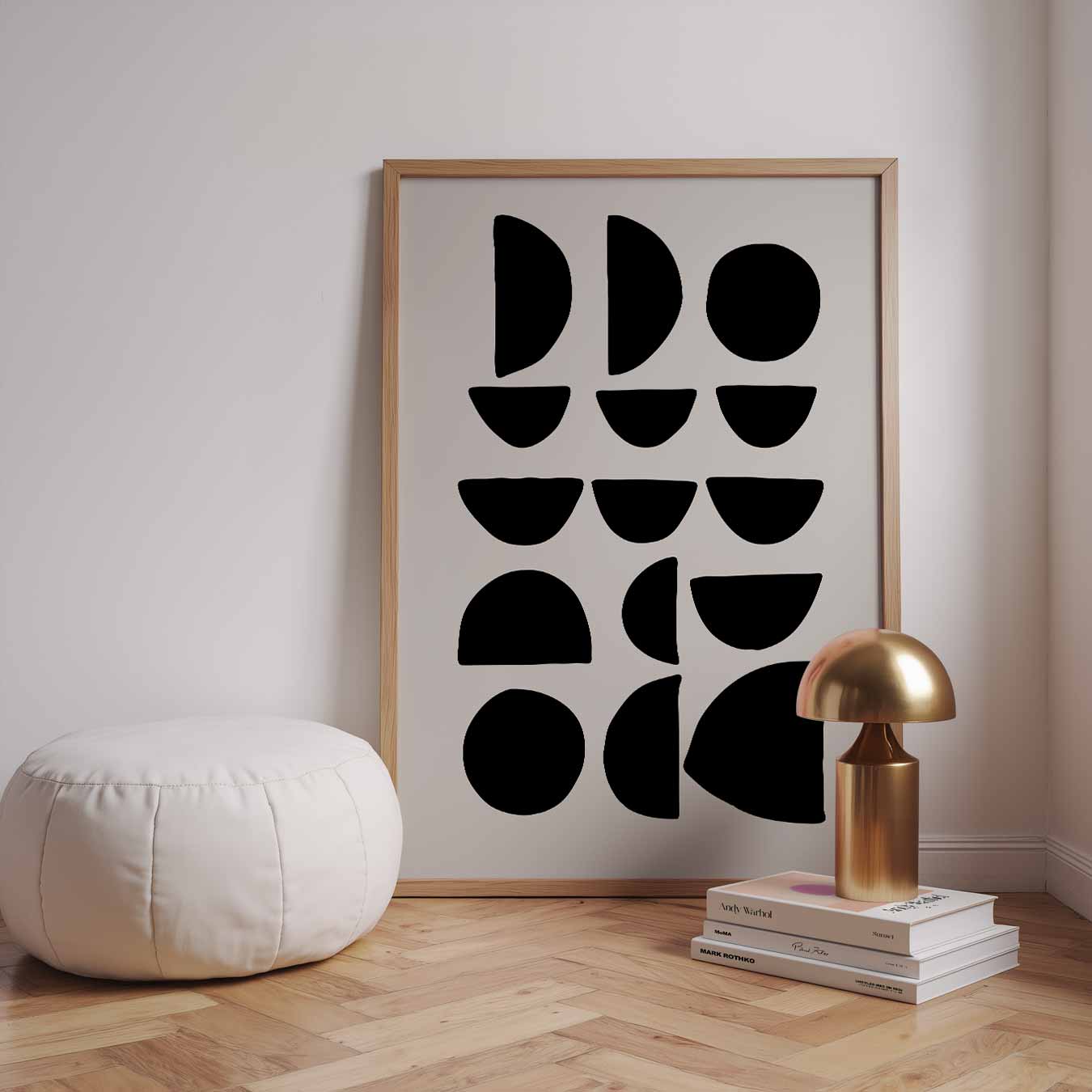 Minimalistische Geometrische Kunstposter-WallArtistic