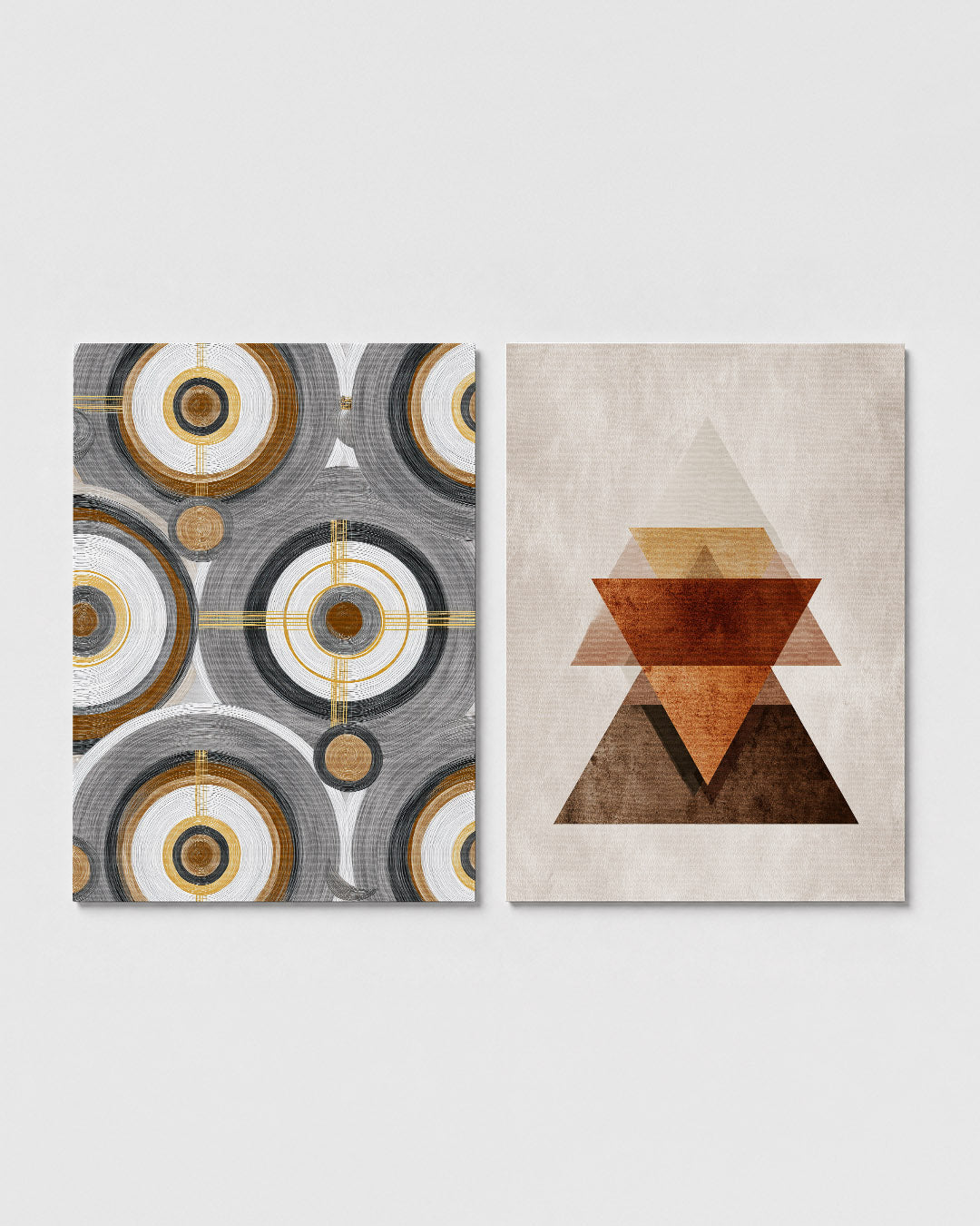 Cirkelritme en lijnen Posterset