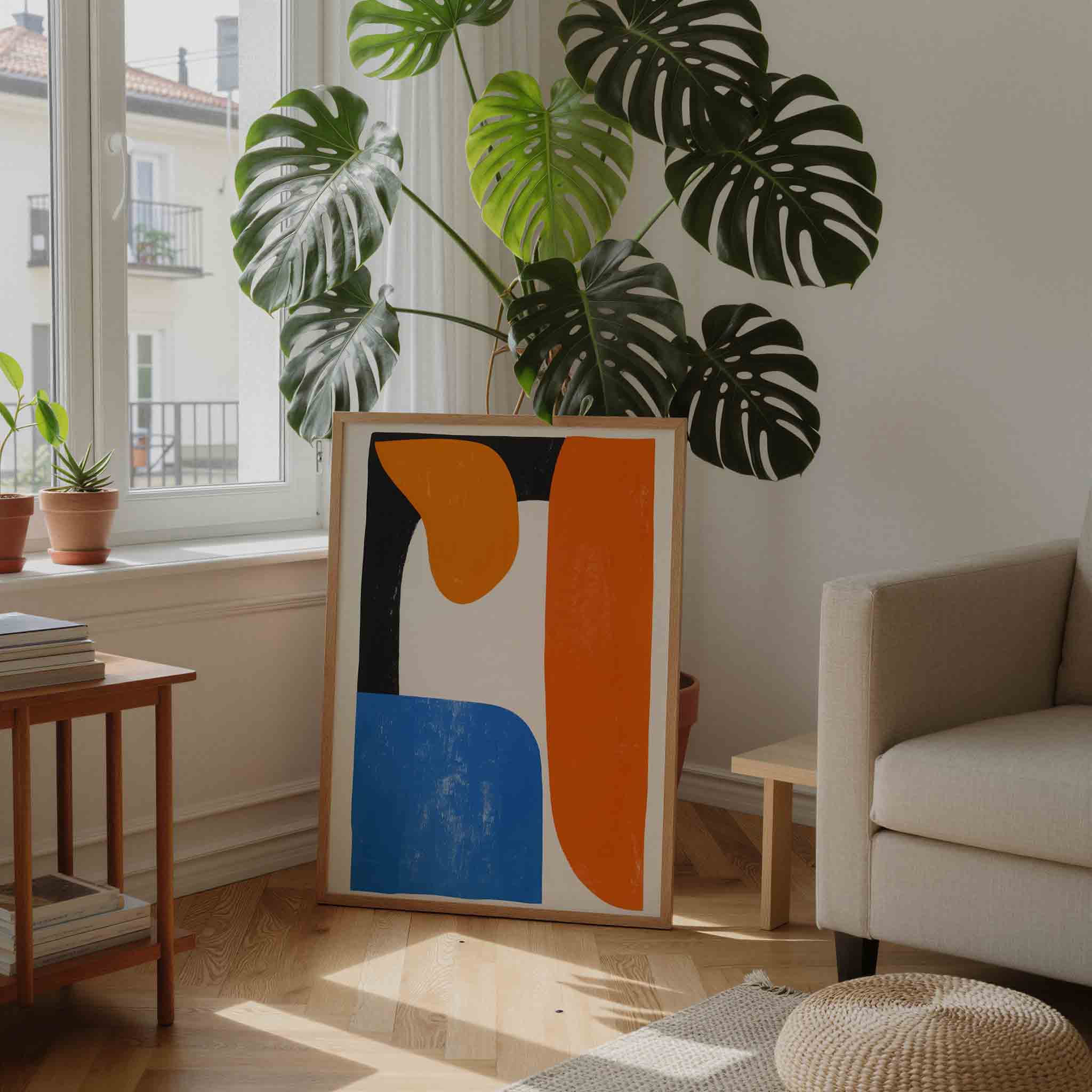 Abstracte vormen Poster