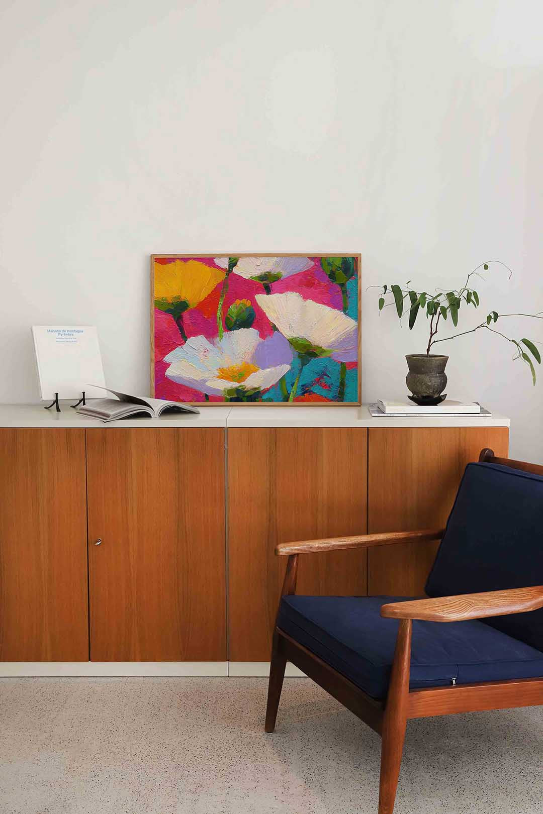 Bloemen in felle kleuren Poster