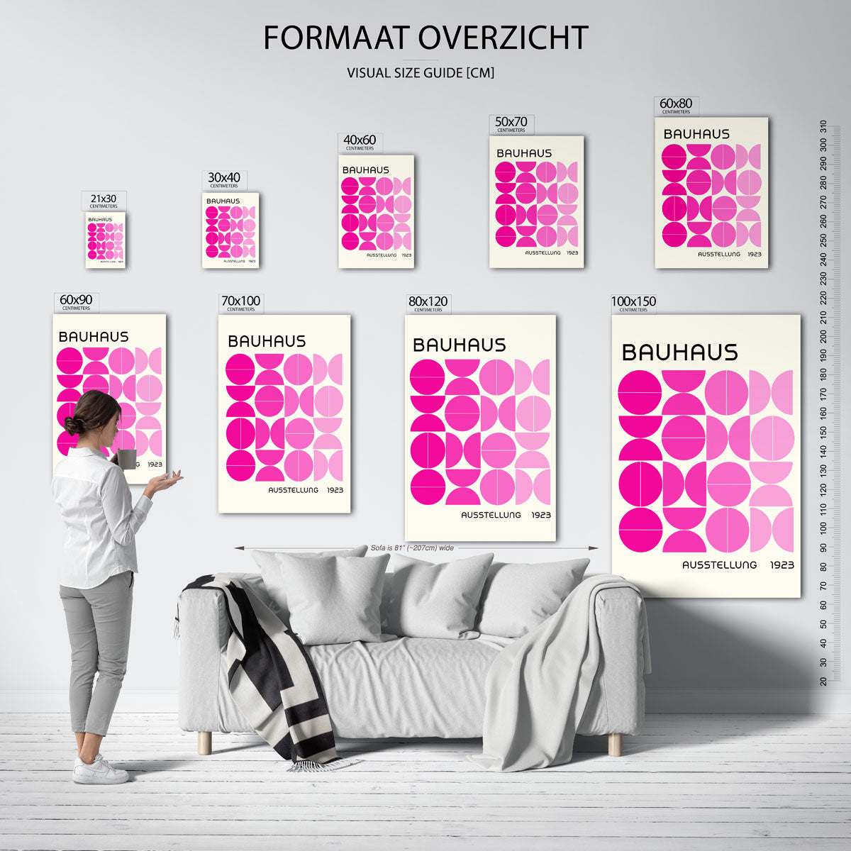 Vormen en vlakken Poster