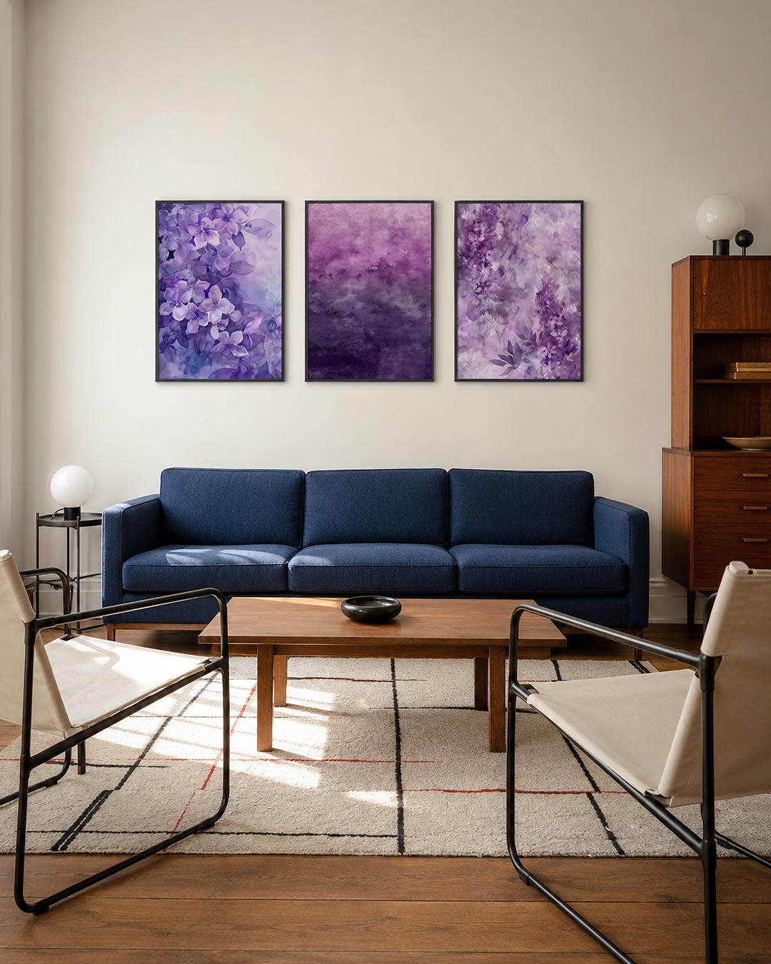 Bloemrijke vormen Posterset
