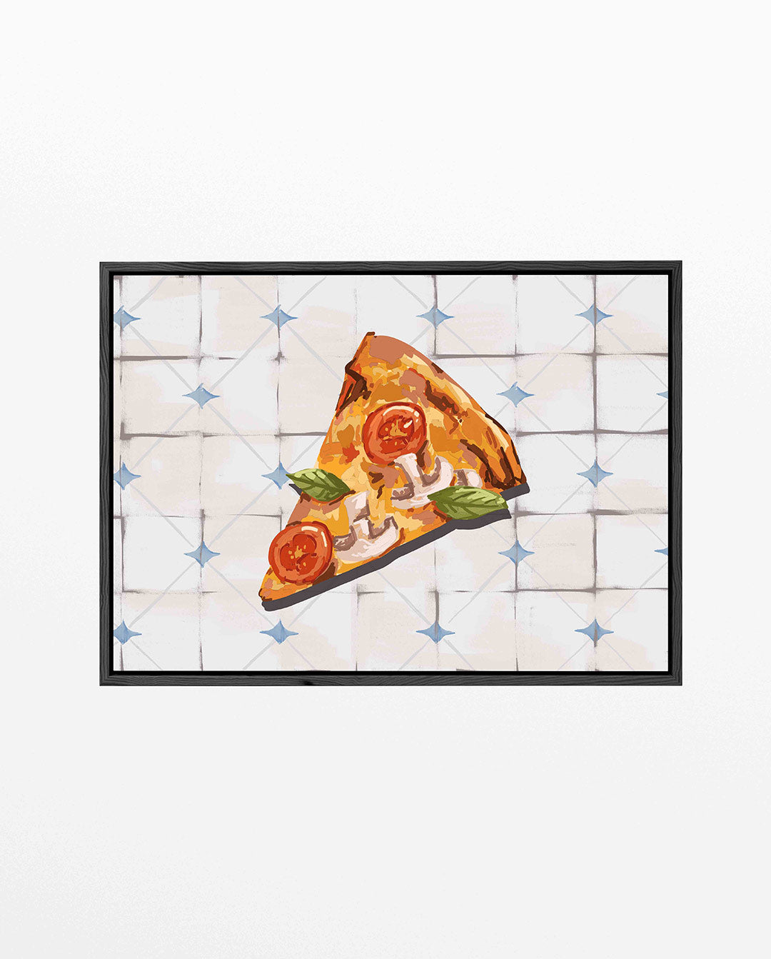 Pizza illustratie Kunstwerk