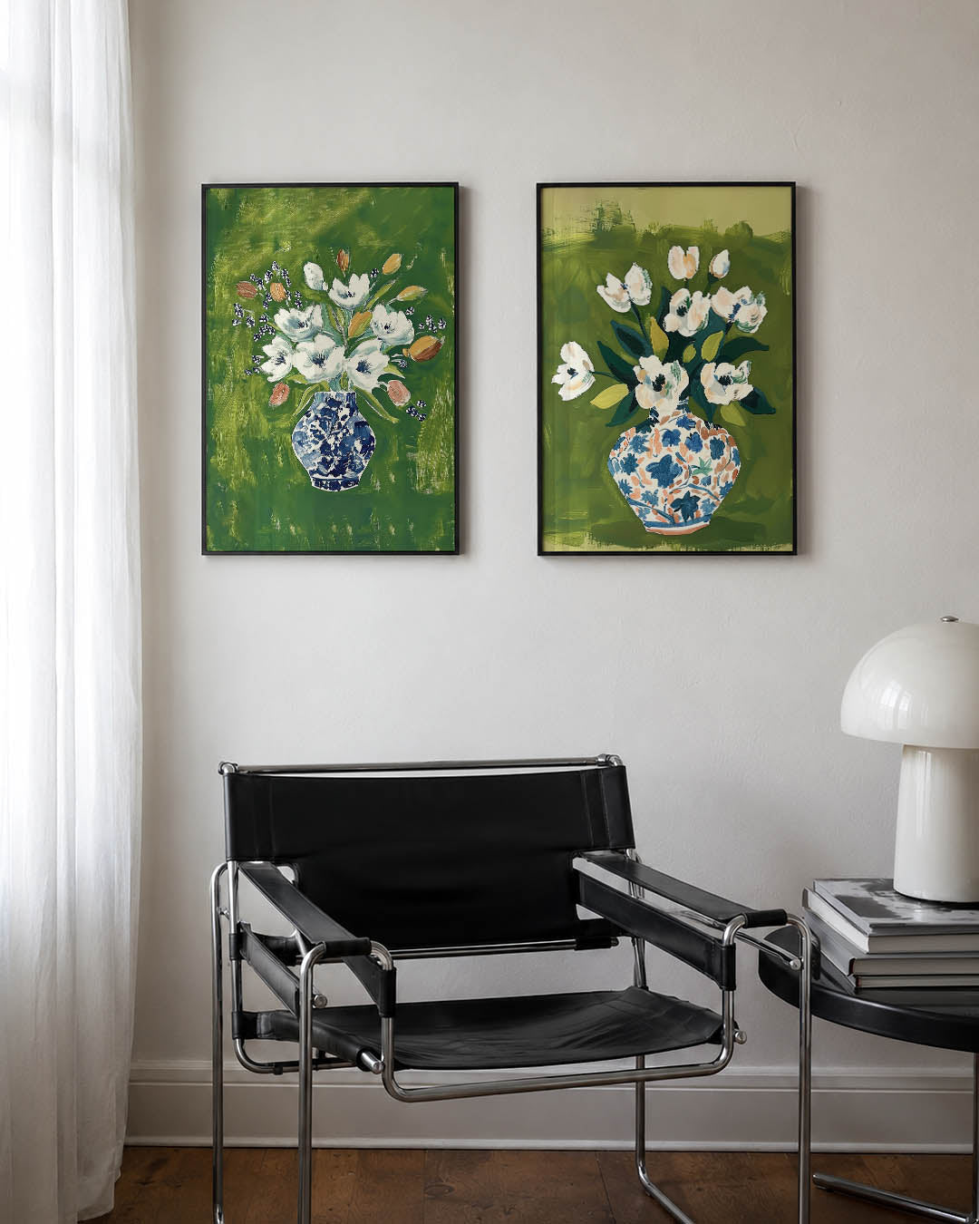 Bloemrijke vaas Posterset
