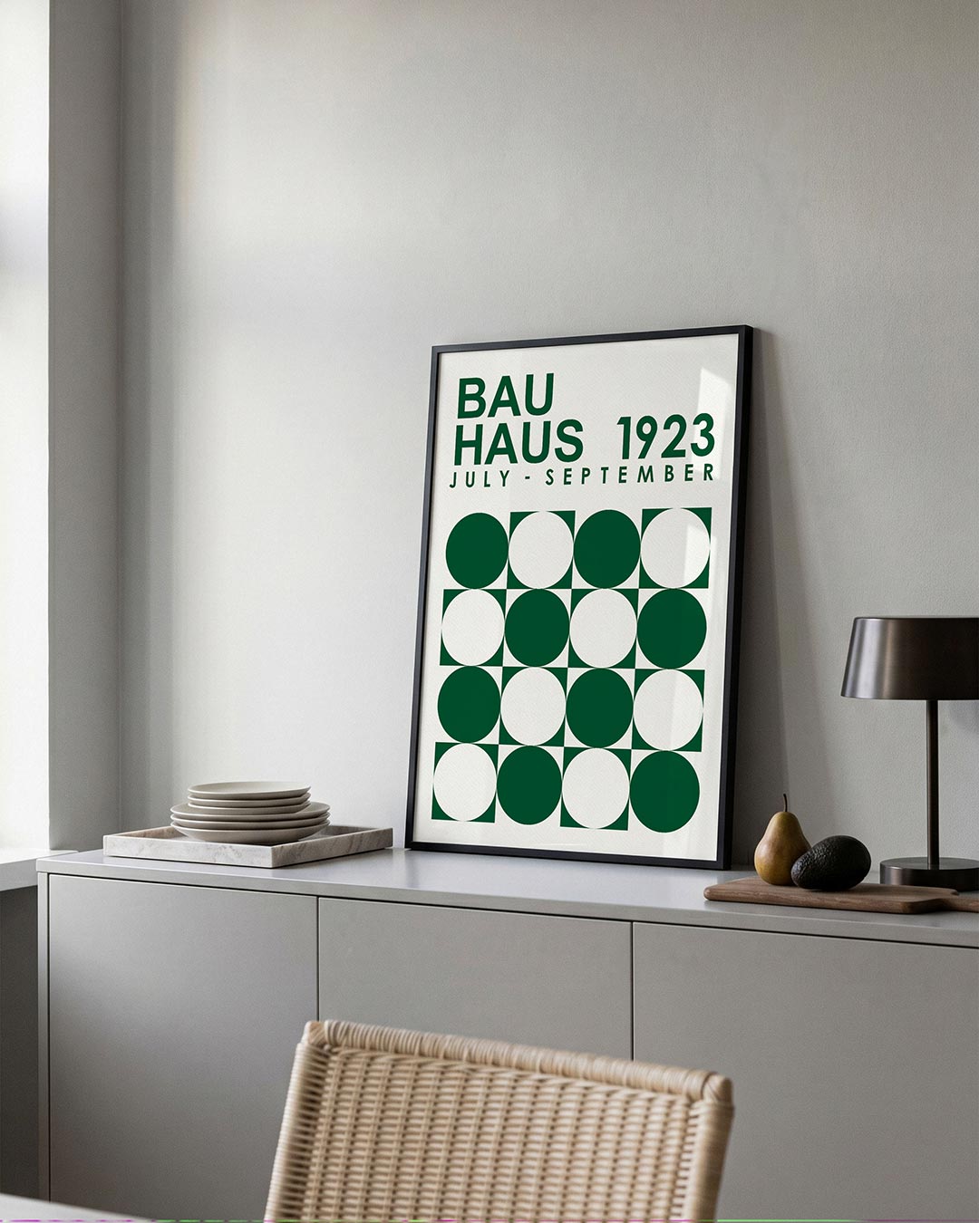 Cirkelritme en tekst Poster