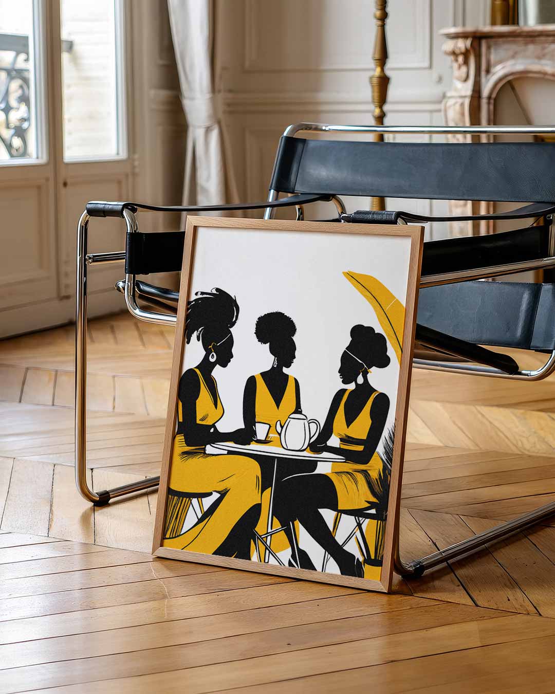 Vriendinnencafé Art Print Poster-WallArtistic