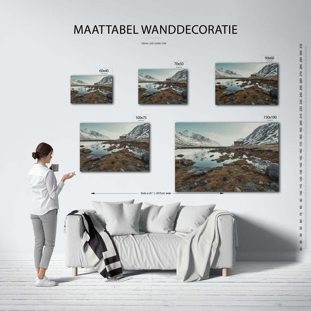 Berglandschap Kunstwerk