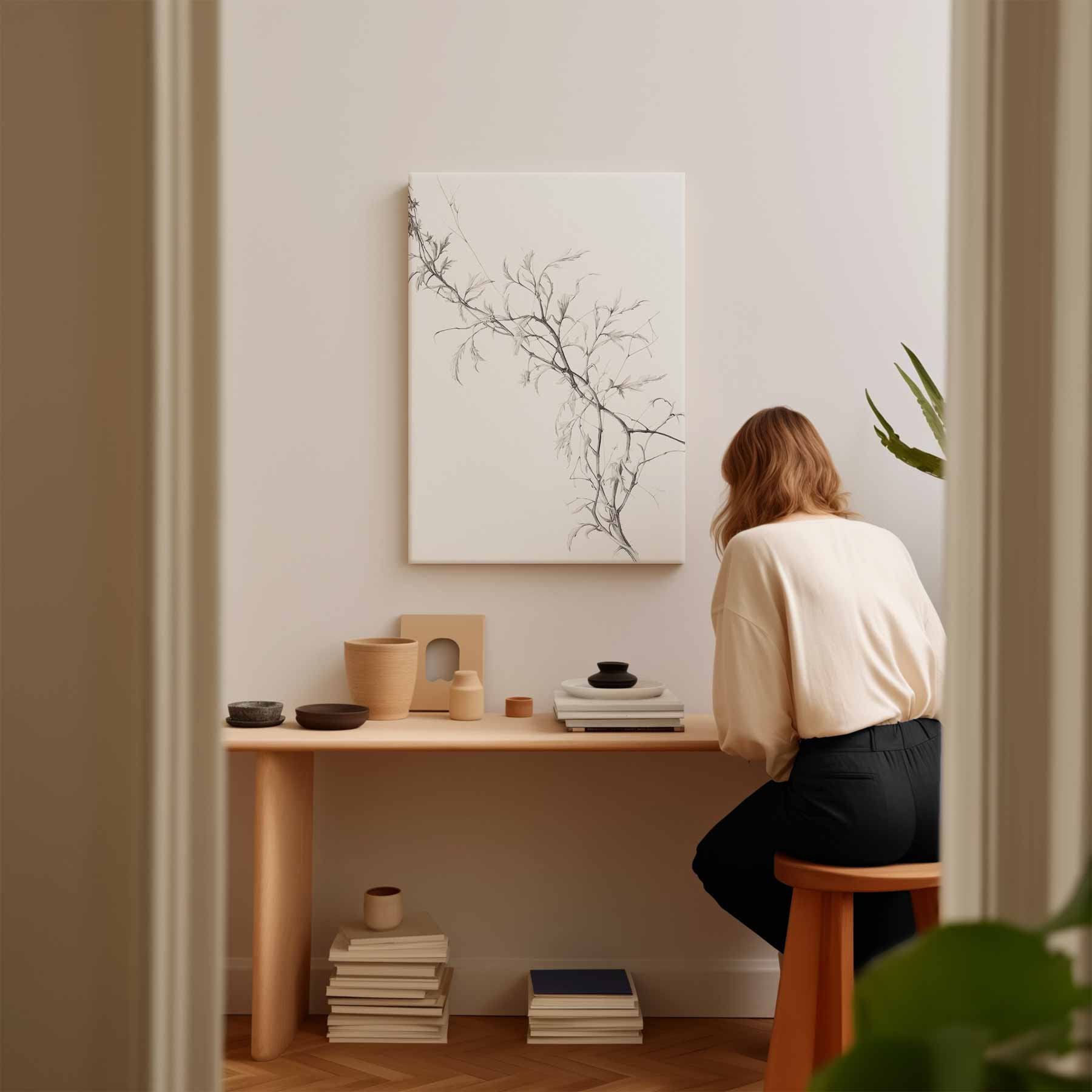 Delicate Dans van Takken Kunstwerk-canvas-dibond-plexiglas-wanddecoratie-WallArtistic