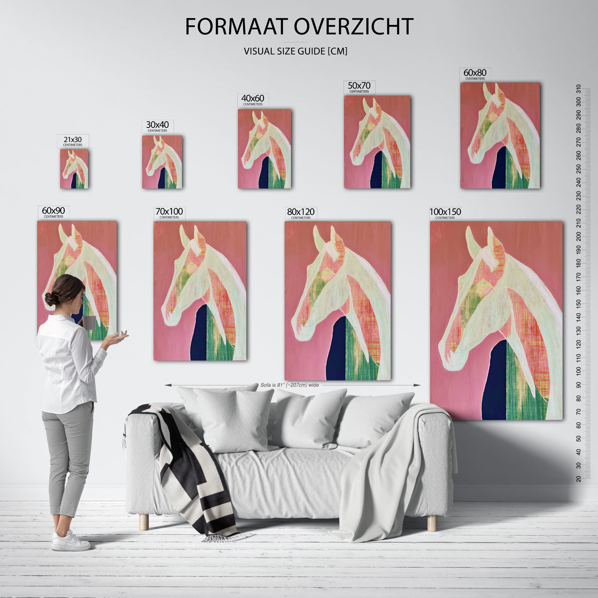 Paardenhoofd Poster