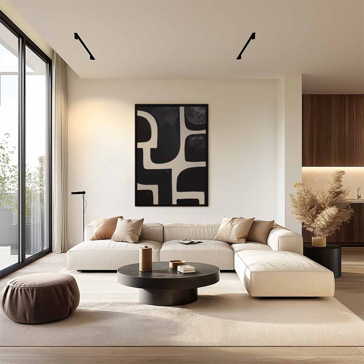 Moderne Abstracte Visie Kunstwerk-canvas-dibond-plexiglas-wanddecoratie-WallArtistic