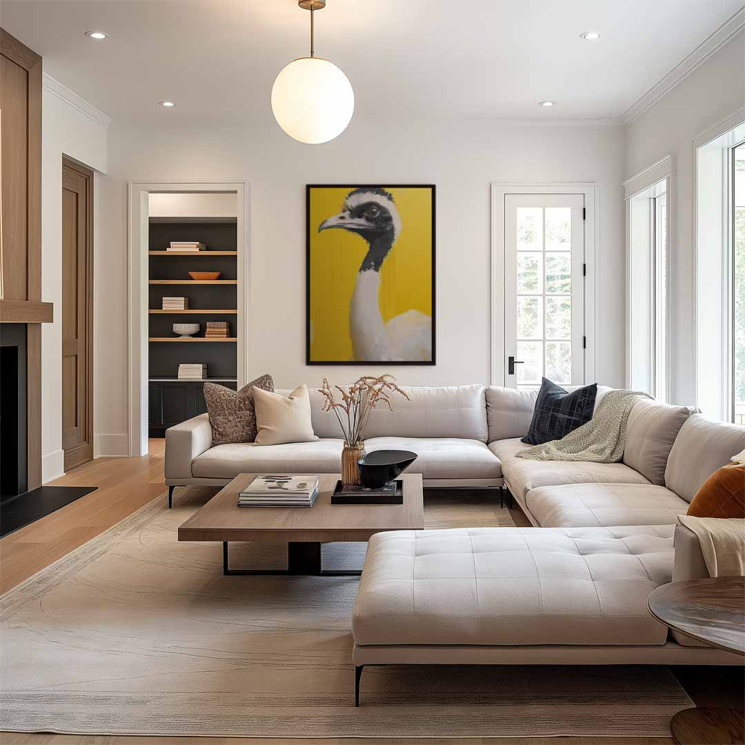 Portrait in Yellow Artwork