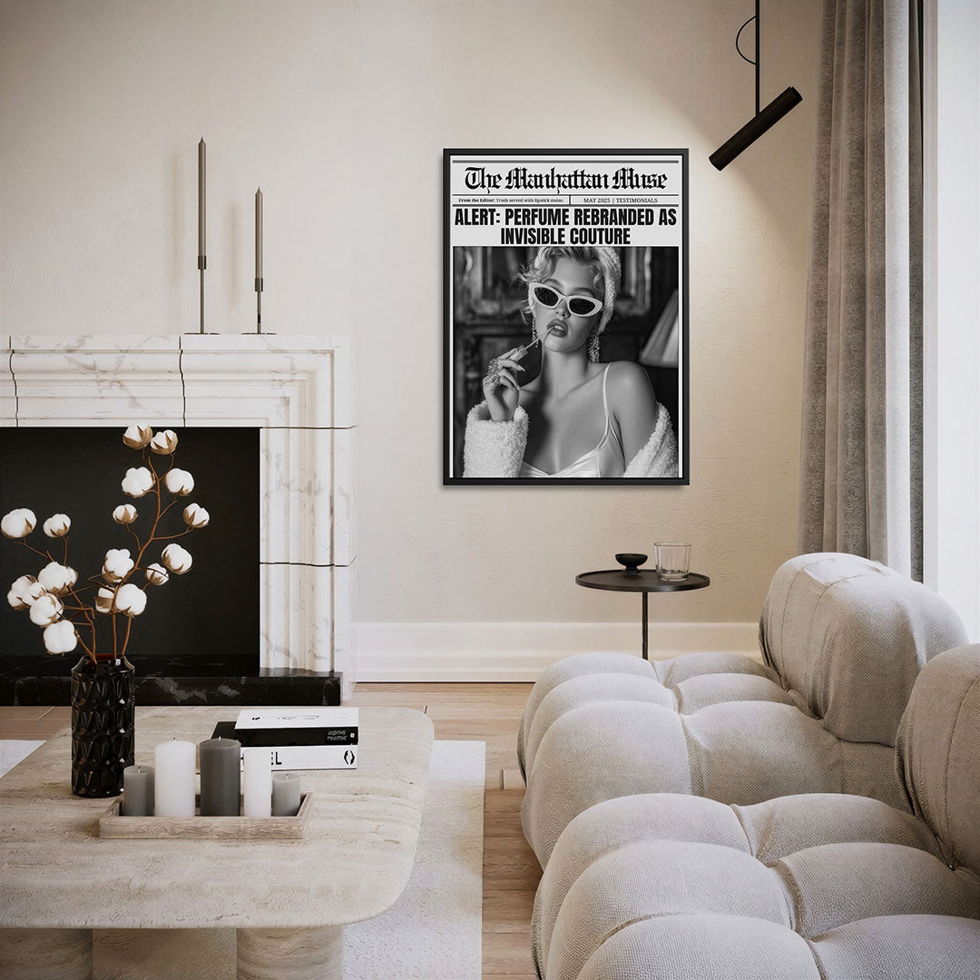 Stijlvolle modekrant Kunstwerk