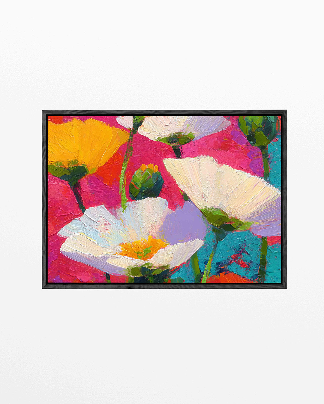 Kleurrijke bloemenpracht Kunstwerk