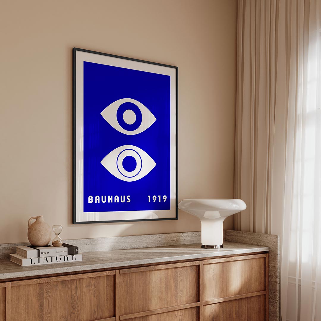 Oogvormen en kleur Poster