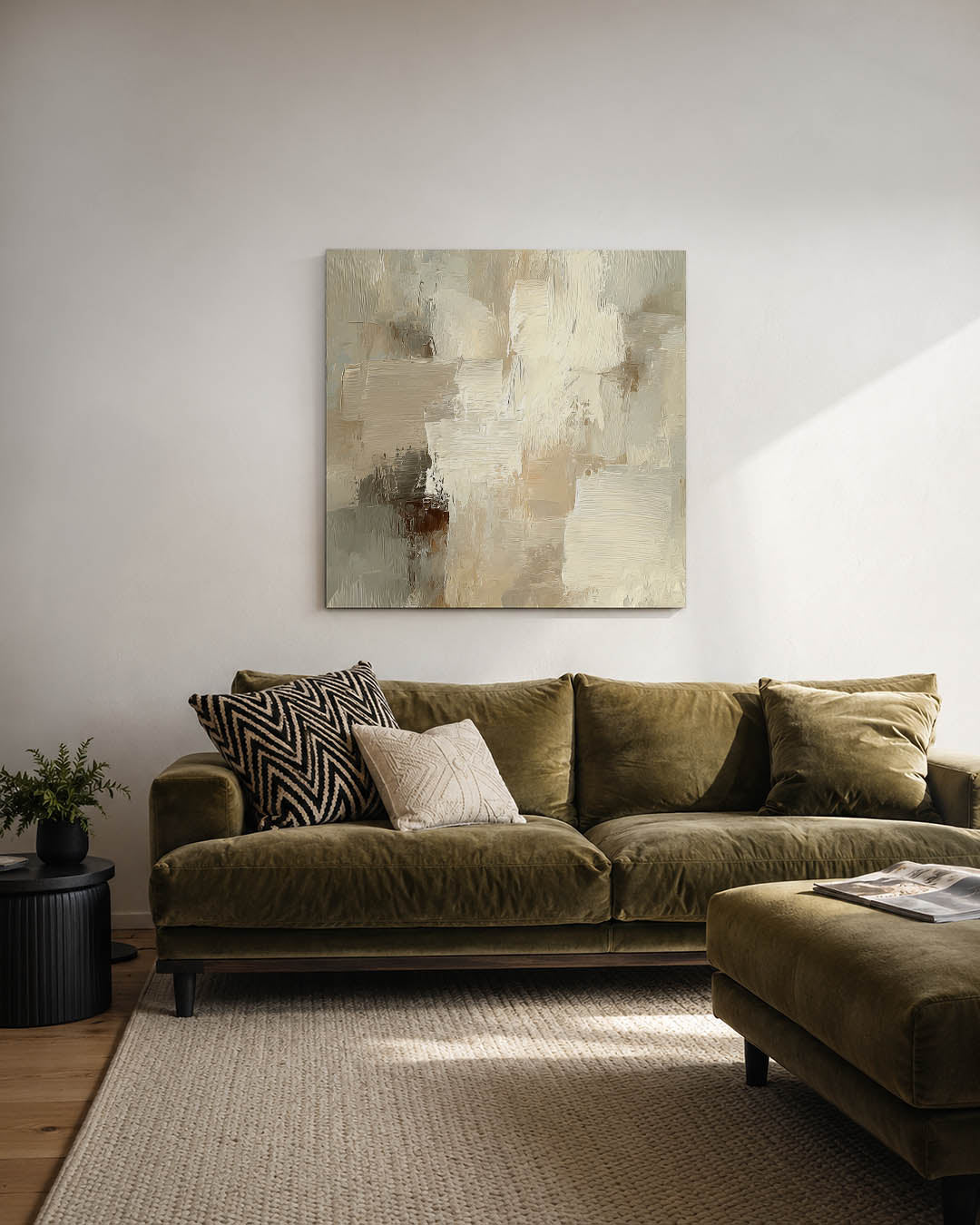 Zachte aardetinten Kunstwerk