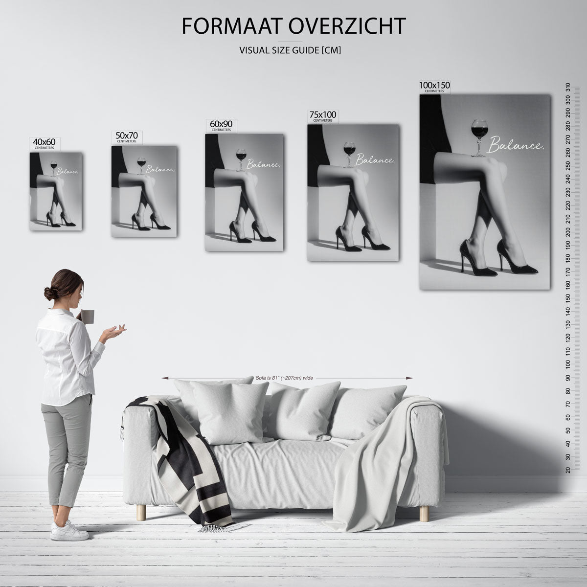 Elegante balans Kunstwerk
