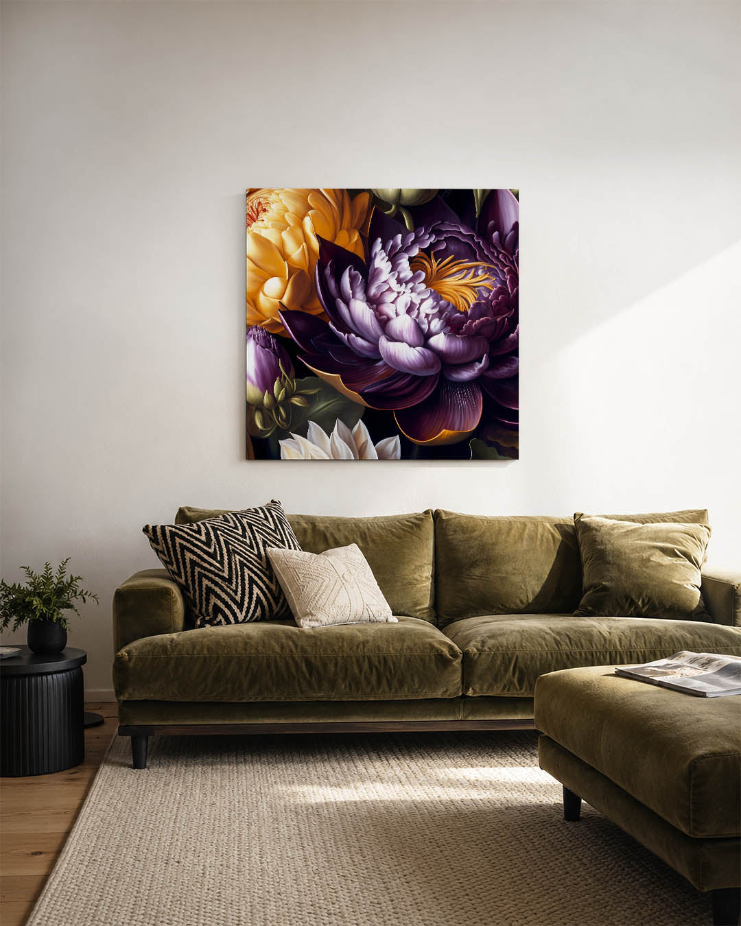 Bloemrijke harmonie Kunstwerk