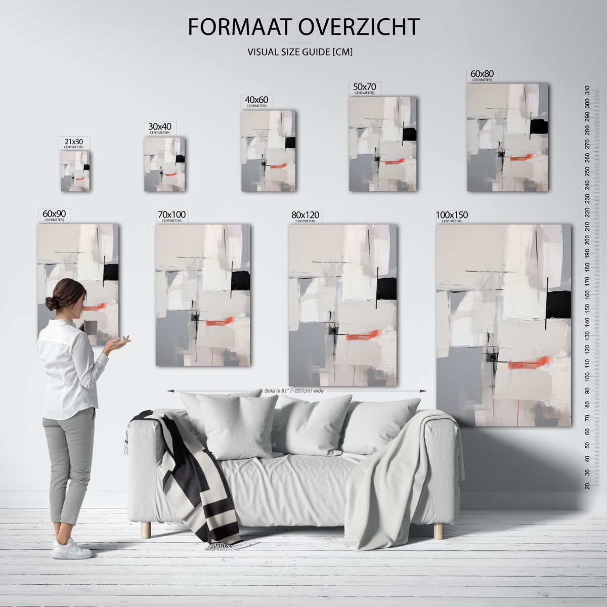 Abstracte vormen Poster
