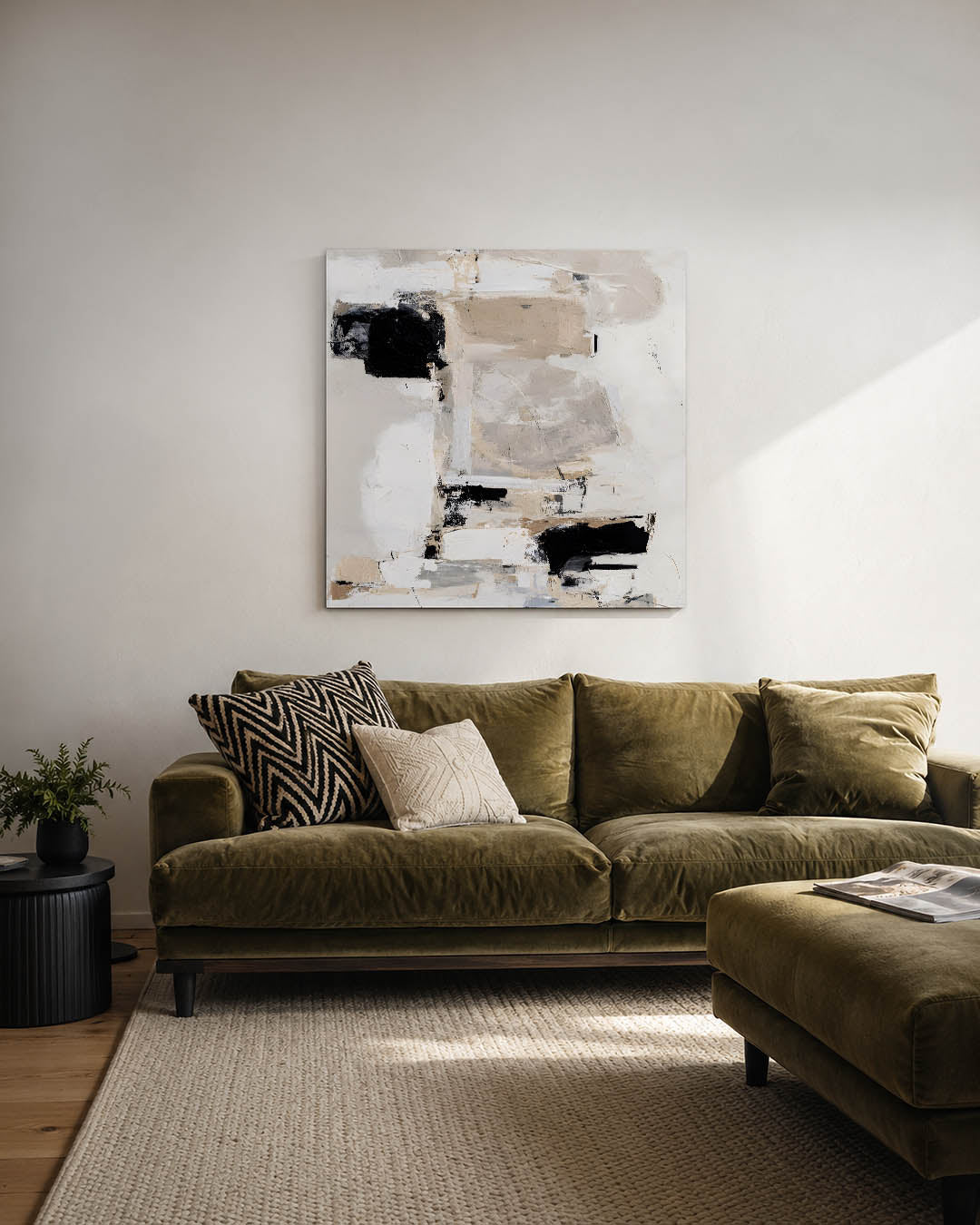 Geometrische compositie Kunstwerk