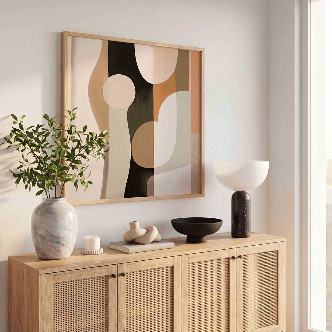 Abstracte vormen Poster