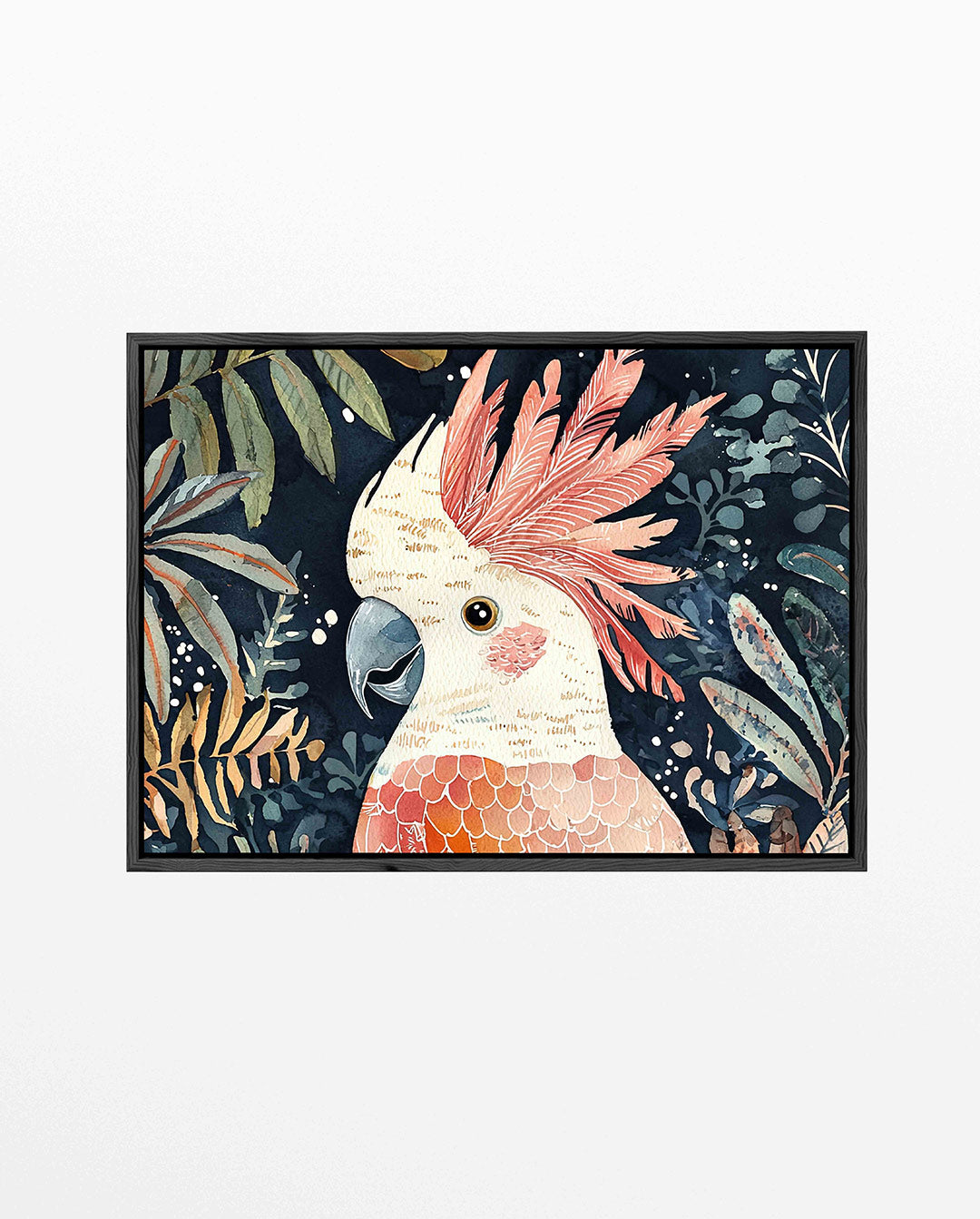 Exotische vogel illustratie Kunstwerk