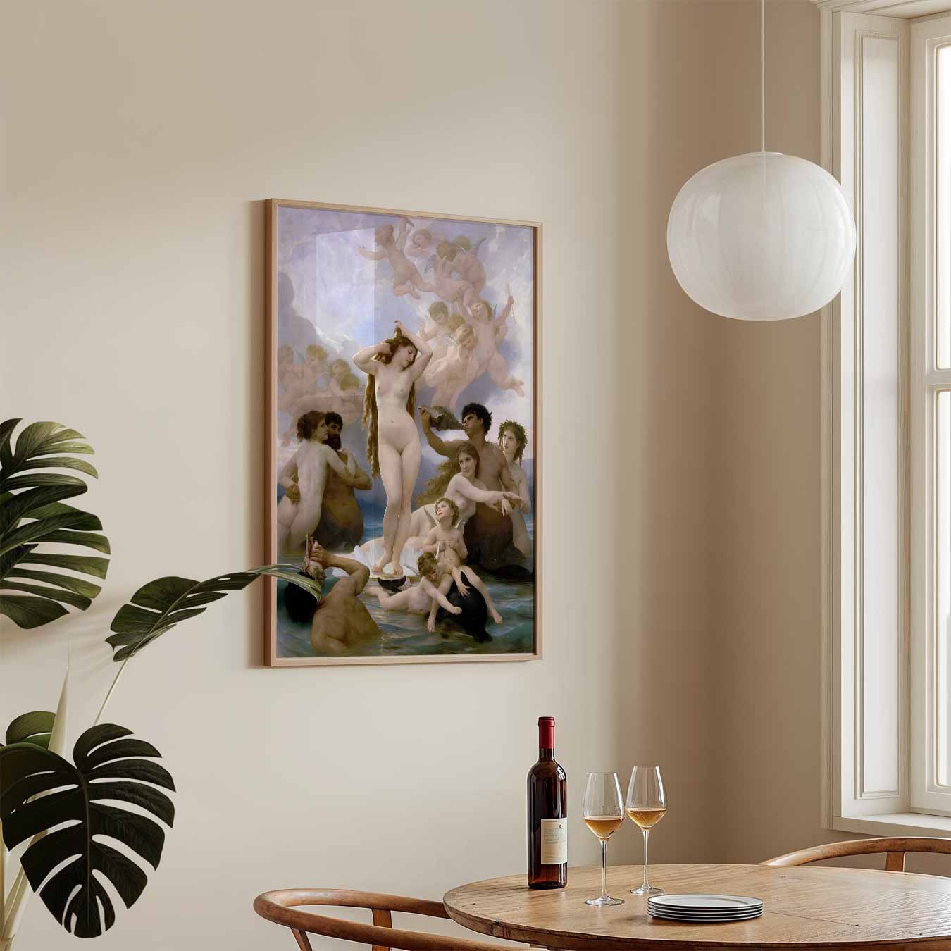 Venus en haar Goddelijke Entourage Poster-WallArtistic