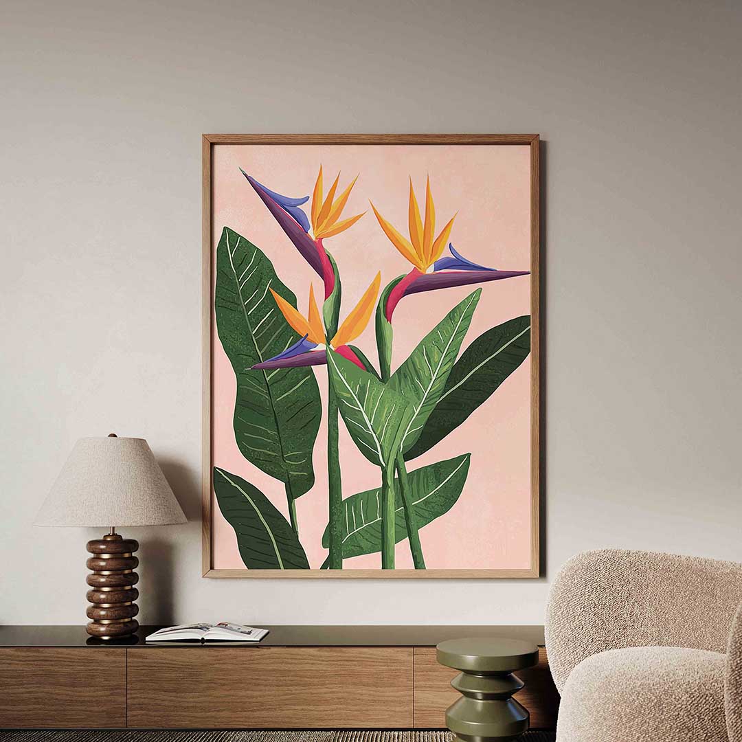 Tropische bloemen Poster