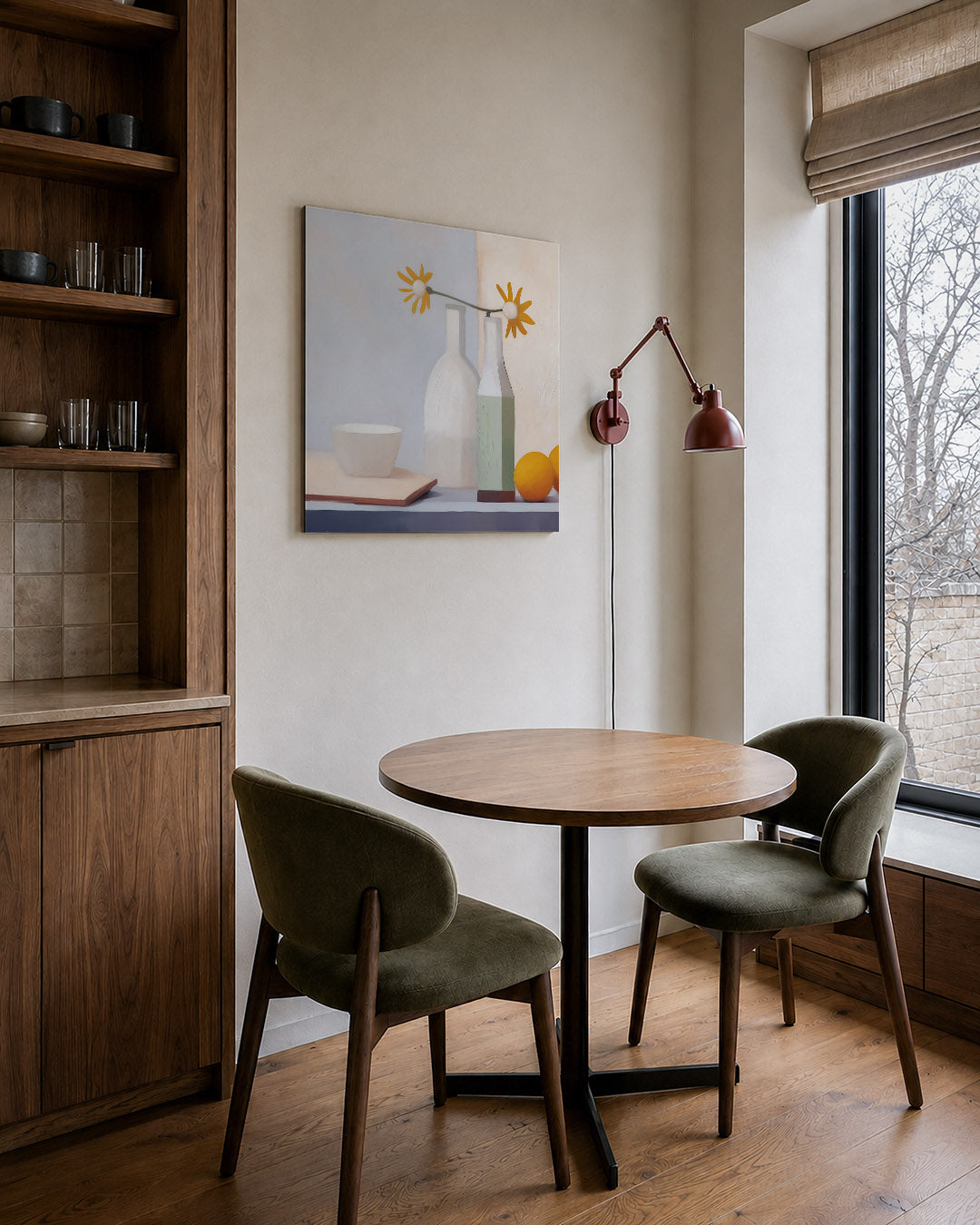 Stilleven met bloemen Kunstwerk