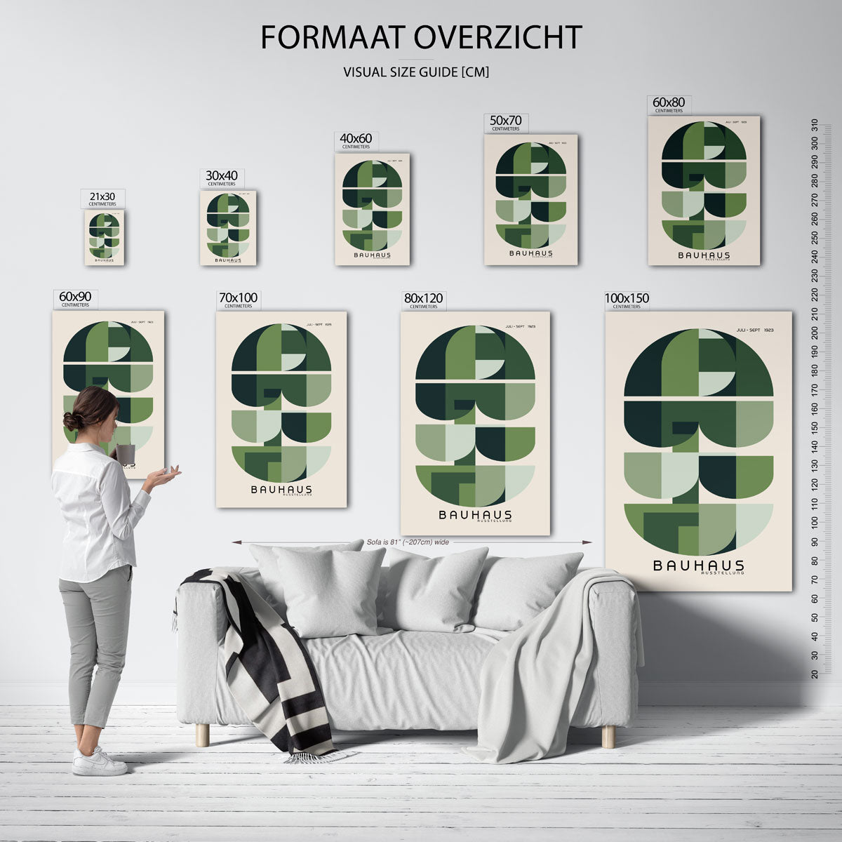 Vormritme en balans Poster