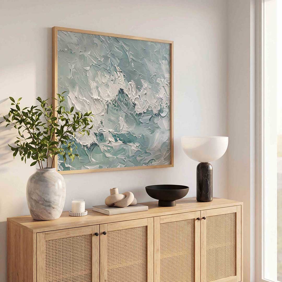 Abstracte golven Poster