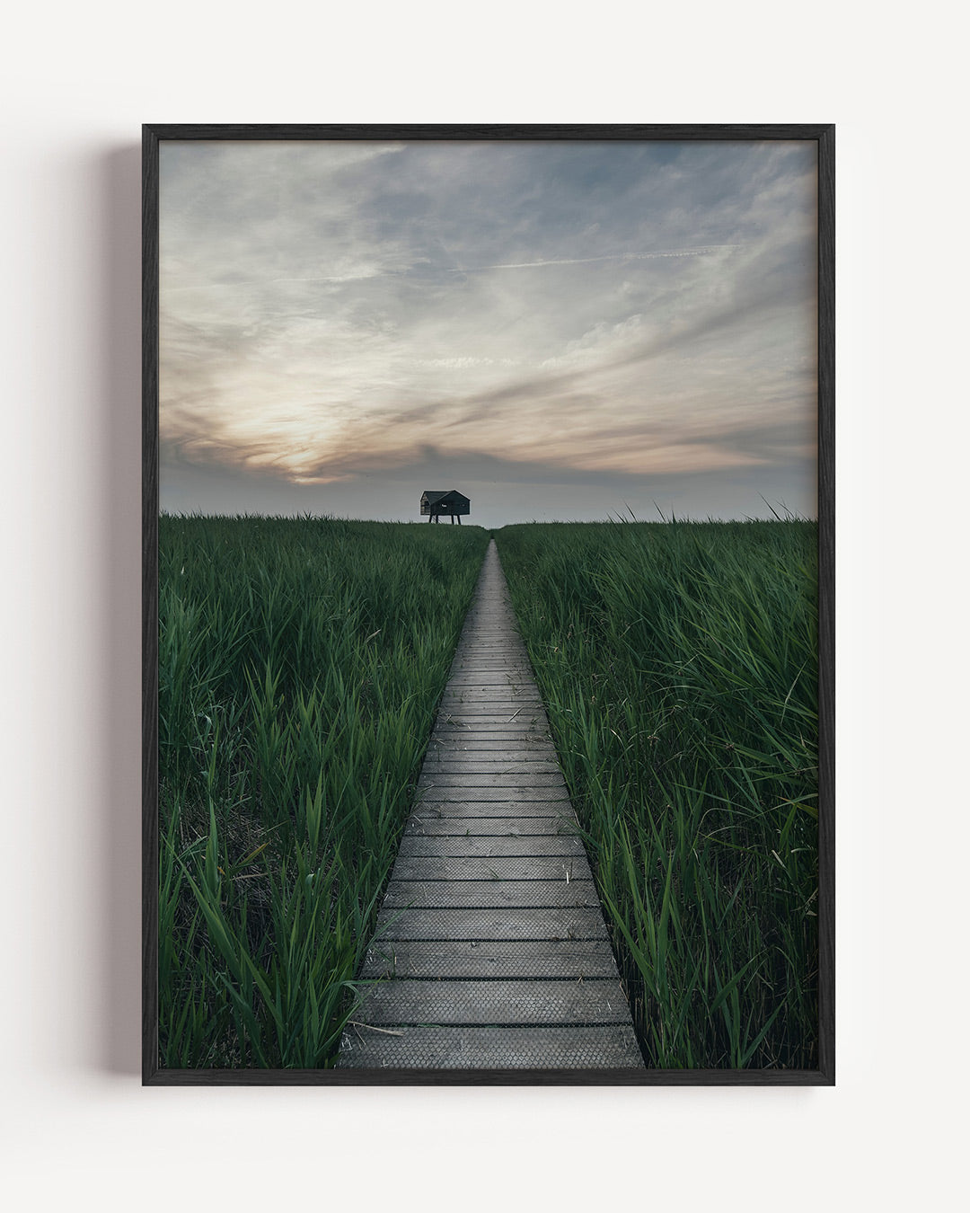 Rustige landschapspad Poster