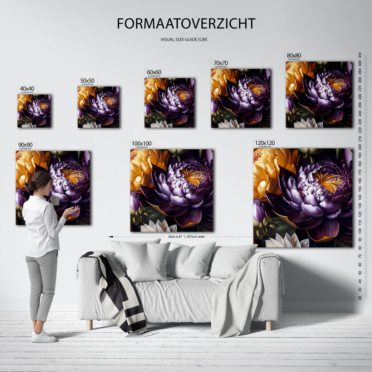 Bloemen in volle bloei Poster