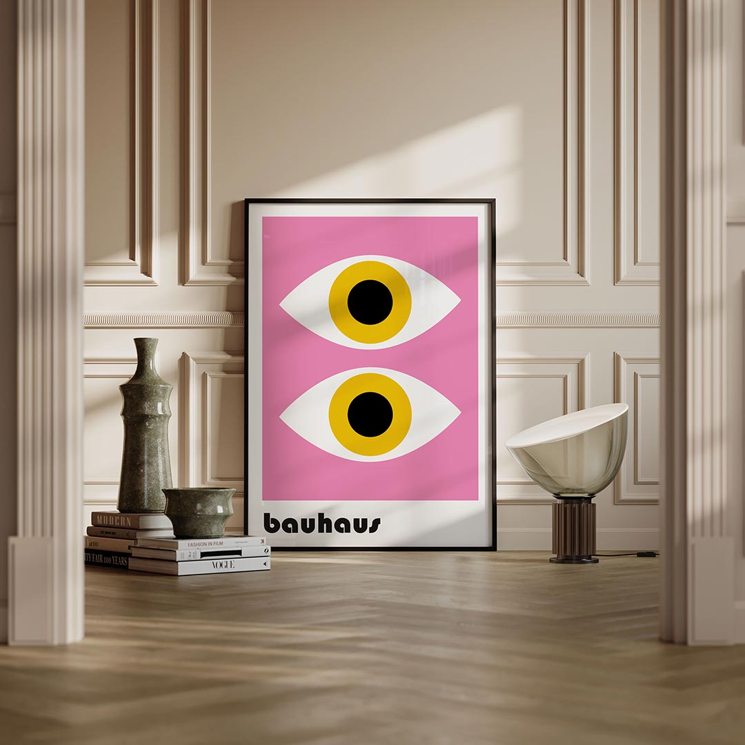Oogvormen en kleur Poster