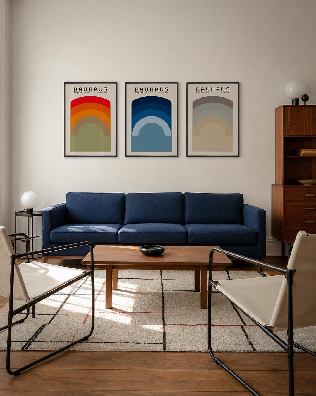 Kleurbogen en lijnen Posterset